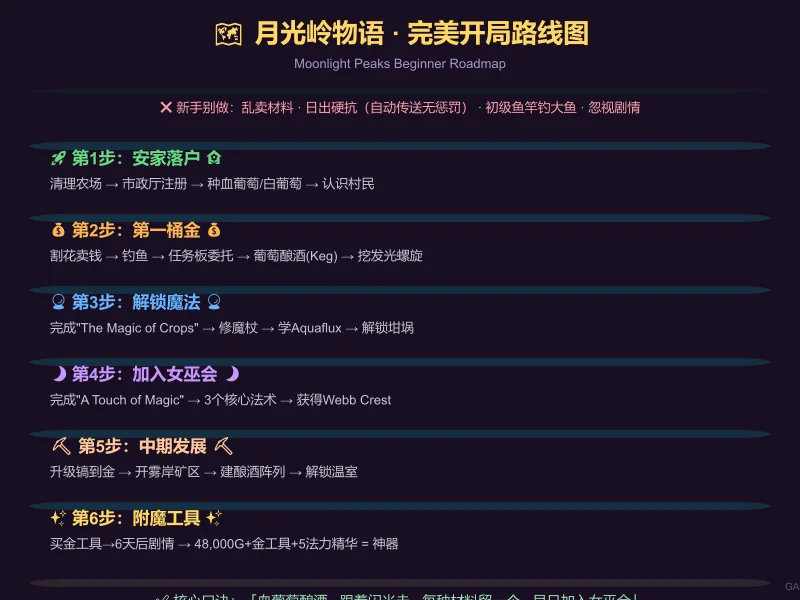 新手开局路线图